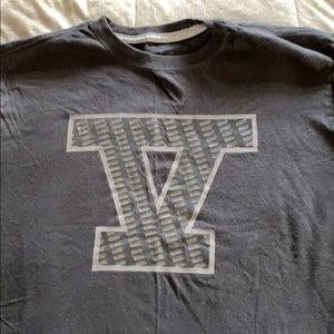 Nike Air Jordan Retro V 5 Shirt Black Wolf Grey Lg